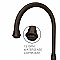 Vintage III Plus Bridge Faucet w/ Gooseneck Swivel Spout, Lever Handles and Side Spray - Oil Rubbed Bronze