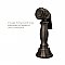 Vintage III Plus Bridge Faucet w/ Gooseneck Swivel Spout, Lever Handles and Side Spray - Oil Rubbed Bronze