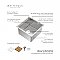 Undermount Single Bowl 16 Gauge Brushed Stainless Steel Workstation Sink With Accessories