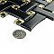 Metro Dog Bone Basketweave Matte Black/Gold Glass Dot 10" x 10" Porcelain Mosaic Tile - 10 Tiles Per Case - 7.1 Sq. Ft.