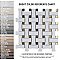 Metro Dog Bone Basketweave Matte White/Gold Glass Dot 10" x 10" Porcelain Mosaic Tile - 10 Tiles Per Case - 7.1 Sq. Ft.