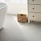 Metro Dog Bone Basketweave Matte White/Gold Glass Dot 10" x 10" Porcelain Mosaic Tile - 10 Tiles Per Case - 7.1 Sq. Ft.