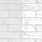 Biarritz White 3" x 12" Ceramic Wall Subway Tile - Sold Per Case of 22 - 5.72 Sq. Ft.