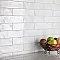 Biarritz White 3" x 12" Ceramic Wall Subway Tile - Sold Per Case of 22 - 5.72 Sq. Ft.