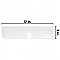 Biarritz White 3" x 12" Ceramic Wall Subway Tile - Sold Per Case of 22 - 5.72 Sq. Ft.