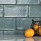 Camden Decor Emerald Green 4" x 8" Ceramic Subway Wall Tile - Sold Per Case of 50 - 11.90 Square Feet