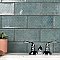 Camden Decor Emerald Green 4" x 8" Ceramic Subway Wall Tile - Sold Per Case of 50 - 11.90 Square Feet