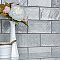 Camden Decor Light Grey 4" x 8" Ceramic Subway Wall Tile - Sold Per Case of 50 - 11.90 Square Feet