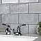 Camden Decor Light Grey 4" x 8" Ceramic Subway Wall Tile - Sold Per Case of 50 - 11.90 Square Feet