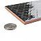Camden Decor Nero Charcoal 4" x 8" Ceramic Subway Wall Tile - Sold Per Case of 50 - 11.90 Square Feet