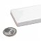 Chester Bianco 2" x 10" Ceramic Wall Tile - 96 Tiles Per Case - 13.44 Sq. Ft.