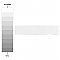 Chester Bianco 2" x 10" Ceramic Wall Tile - 96 Tiles Per Case - 13.44 Sq. Ft.