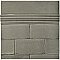 Chester V-Cap Chair Rail Trim - 2" x 12" - Grey - Per Piece