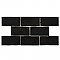 Chester Subway Wall Tile - 3" x 6" - Nero - Per Case of 44 - 6.02 Sq. Ft