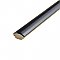 Chester Demi Bullnose Trim - .5" x 12" - Matte Nero - Per Piece