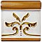 Novecento Friso Evoli Camel 5-1/8" x 5-1/8" Ceramic Trim or Liner Tile - Sold Per Tile