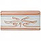 Novecento Cenefa Evoli Canela 2-5/8" x 5-1/8" Ceramic Trim or Liner Tile - Sold Per Tile