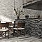 Ordino Black 3-1/4" x 17-1/2" Porcelain Wall Subway Tile - 24 Tiles Per Case - 9.6 Sq. Ft.
