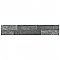 Ordino Black 3-1/4" x 17-1/2" Porcelain Wall Subway Tile - 24 Tiles Per Case - 9.6 Sq. Ft.