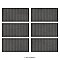 Kings Loft Black 7-7/8" x 15-3/4" Ceramic Wall Tile - 12 Tiles Per Case - 10.44 Square Feet