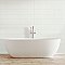 Kings Loft White 7-7/8" x 15-3/4" Ceramic Wall Tile - 12 Tiles Per Case - 10.44 Square Feet