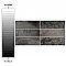 Kings Raku Black 15-3/4" x 7-7/8" Ceramic Wall Tile - Sold Per Case of 12 - 10.71 Square Feet