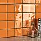 Twist Square Orange Sunset 11-3/4" x 11-3/4" Ceramic Mosaic Tile - 10 Tiles Per Case - 9.8 Sq. Ft.