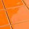 Twist Square Orange Sunset 11-3/4" x 11-3/4" Ceramic Mosaic Tile - 10 Tiles Per Case - 9.8 Sq. Ft.