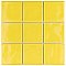 Twist Square Yellow Lemon 11-3/4" x 11-3/4" Ceramic Mosaic Tile - 10 Tiles Per Case - 9.8 Sq. Ft.
