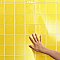 Twist Square Yellow Lemon 11-3/4" x 11-3/4" Ceramic Mosaic Tile - 10 Tiles Per Case - 9.8 Sq. Ft.