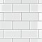 Projectos Glossy White 3-7/8"x 7-3/4" Ceramic Tile - Per Case of 50 Pieces - 11 Sq. Ft.