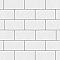 Projectos Glossy White 3-7/8"x 7-3/4" Ceramic Tile - Per Case of 50 Pieces - 11 Sq. Ft.