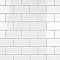 Projectos Glossy White 3-7/8"x 7-3/4" Ceramic Tile - Per Case of 50 Pieces - 11 Sq. Ft.