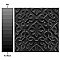 Triplex Valverde Black 7-3/4" x 7-3/4" Ceramic W Tile - 25 Tiles Per Case - 10.5 Sq. Ft.