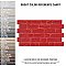 Manhattan Rojo 12-1/4" x 21" Porcelain Wall Tile - 7 Tiles Per Case - 12.6 Sq. Ft.