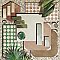 Tetuan Astre Arena Emerald 12-1/8" x 21-7/8" Porcelain Wall Tile - 7 Tiles Per Case - 13.02 Square Feet