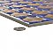 Tetuan Astre Terra Cobalt 12-1/8" x 21-7/8" Porcelain Wall Tile - 7 Tiles Per Case - 13.02 Square Feet