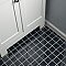 Resort Storm Black 12" x 12" Porcelain Mosaic Tile - 10 Tiles Per Case - 10.2 Sq. Ft.