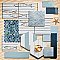 Berta Blanco 7-7/8" x 7-7/8" Ceramic Wall Tile - 25 Tiles Per Case - 11.0 Square Feet