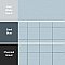 Berta Celeste 7-7/8" x 7-7/8" Ceramic Wall Tile - 25 Tiles Per Case - 11.0 Square Feet
