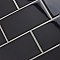 Park Slope 3" x 6" Subway Tile - Glossy Black - Sold Per Case of 86 Tile - 11.18 Square Feet