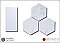 Marble Mosaics Honed Marble 3" Hexagon Tile Sample Card in 'Carrara White'