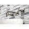 Kingston Brass KS6126BEX Essex Two-Handle Wall Mount Bathroom Faucet, Polished Nickel