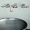 Kingston Brass KS3128NL Wall Mount Bathroom Faucet, Brushed Nickel