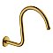 Kingston Brass K114C7 Restoration 14" Shower Arm with Flange - Brushed Brass