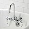 Kingston Brass CA4T1 Vintage 3-3/8" Tub Wall Mount Clawfoot Tub Faucet, Polished Chrome