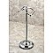 Kingston Brass CC2201 Vintage Freestanding Double Roll Toilet Paper Holder - Polished Chrome
