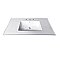 Fauceture LBT31227W34 Continental 31-Inch Ceramic Vanity Top, 4-Inch, 3-Hole, White