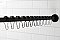 Kingston Brass KSR600 Edenscape 60"-72" Stainless Steel Adjustable Tension Shower Curtain Rod with Rings - Matte Black