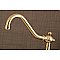 Kingston Brass KS3247BL Vintage Wall Mount Bathroom Faucet, Brushed Brass
